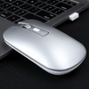 HXSJ Wireless Mouse DualMode Rechargeable for Bluetooth 5.1 Office Game