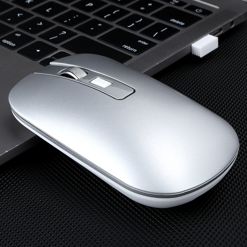 HXSJ Wireless Mouse DualMode Rechargeable for Bluetooth 5.1 Office Game