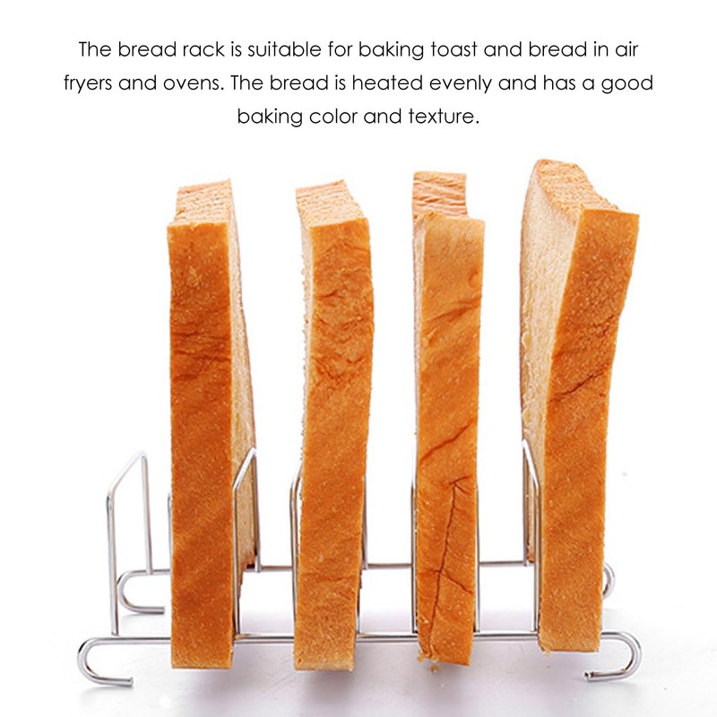 1 Toast Rack, 1 Bread Clip with Magnet, Toast Stand