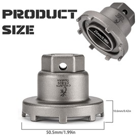 GKZB Bicycle Lock Ring Tool Bicycle Bottom Bracket Tool Bottom Bracket Tool with 8 Teeth Locking Ring Tool for Assembly and Disassembly of the Locking Ring of the Spider/Chainring