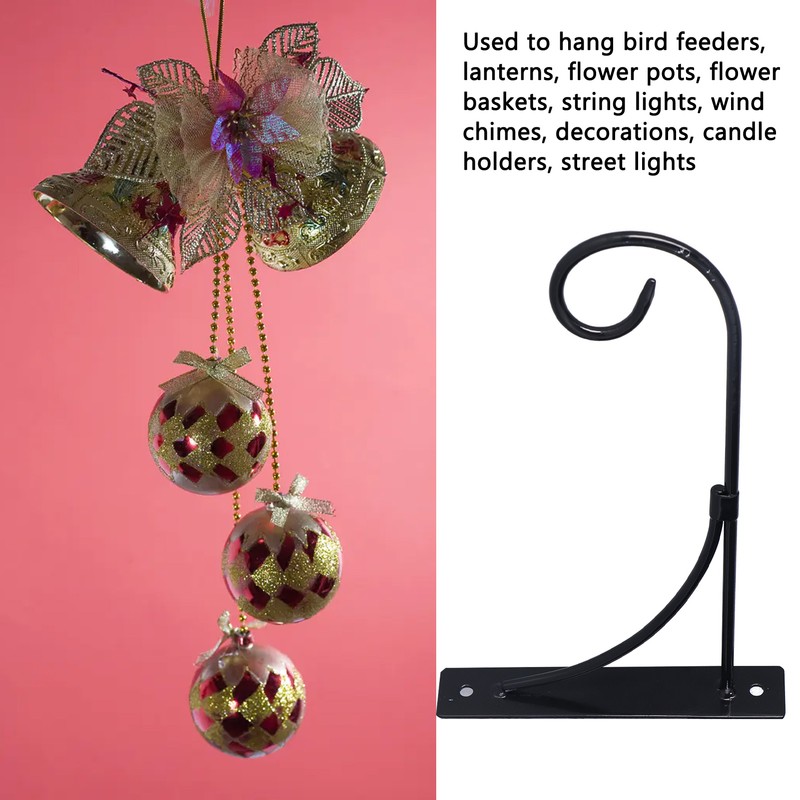 Hook Wall Bracket European Style Wrought Iron Wind Lantern Flower