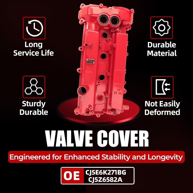 MITZONE Valve Cover Compatible with Ford Edge Escape Explorer Focus