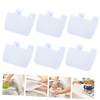 SHOWERORO 6pcs Kitchen Waterproof Baffle Rinse Aid Kitchen Sink Backsplash