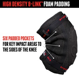 Triple Eight ExoSkin Knee Pads – Lightweight, Abrasion-Resistant Knee Protection for Mountain Biking, BMX, and Skateboarding