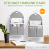 Ndeno 2 Pack Wall Hanging Organizer Bag with Pockets Fabric