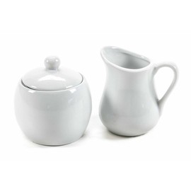 Ceramic Milk Jug And Sugar Bowl, Simple And Timeless Design, Set of 2