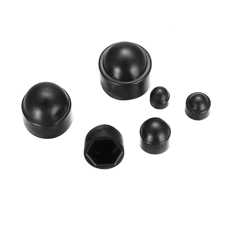 Ewwtrey 145 Pcs Screw Caps and Nuts Plastic Caps for