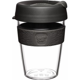 KeepCup Original, Lightweight Plastic Reusable Coffee Cup with Splashproof Sipper Lid - 12oz/340ml - Nitro