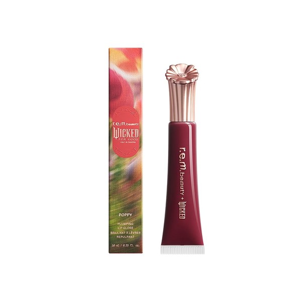 r.e.m. beauty Wicked: For Good | Poppy Plumping Lip Gloss