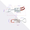 Ohamtes 2PCS Carbon Steel Style 4003, 300KG 660 lbs Clamping