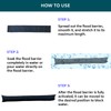 Water Activated Flood Barriers for Front Door, Absorbent Prevention for