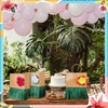 Suncalla 24 Sets Hawaiian Party Gift Bags with Hibiscus Flower