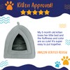 Pyramid Cat Bed - Cat Houses for Indoor Cats with