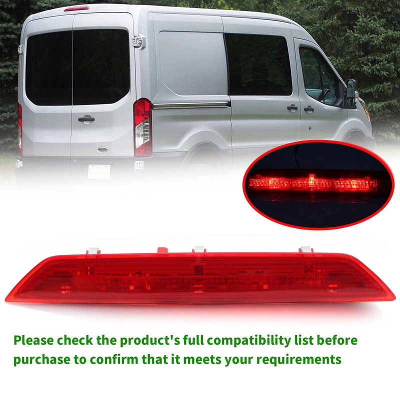Yunnergo Rear Center Third Brake Light 3rd Hight Mount Stop