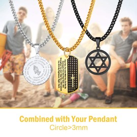 Franco Chain Costume Hiphop Jewelry 3mm 26inch Stainless Steel Neck Chain Men