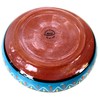 Cactus Canyon Ceramics Spanish Terracotta Small Serving Dish, Blue