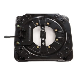 FOLOSAFENAR Swivel Car Seat Base,Heavy Duty 4 Way Locking Seat Swivel, 360 Degree Rotating, Seat Swivel Base Steel Plate, 130kg Load,Stool Swivel Plate Replacement for RV, Boat, Bus