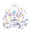 Hudson Baby Infant Girls Turban Cotton Headwraps, Flowers And Strawberries,