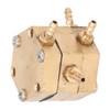 Hexagonal Dental Water Valve Good Passability Copper Water Pressure Regulator