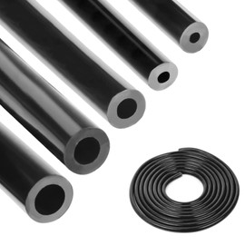 Vacuum Hose Automotive 10 FT 5PCS, 1/8" 5/32" 1/4" 5/16" 3/8" ID High Performance 130PSI, Vacuum Lines Automotive, Silicone Tubing Hose