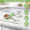 Large Stone Dish Drying Mat for Kitchen Counter, Quick Dry