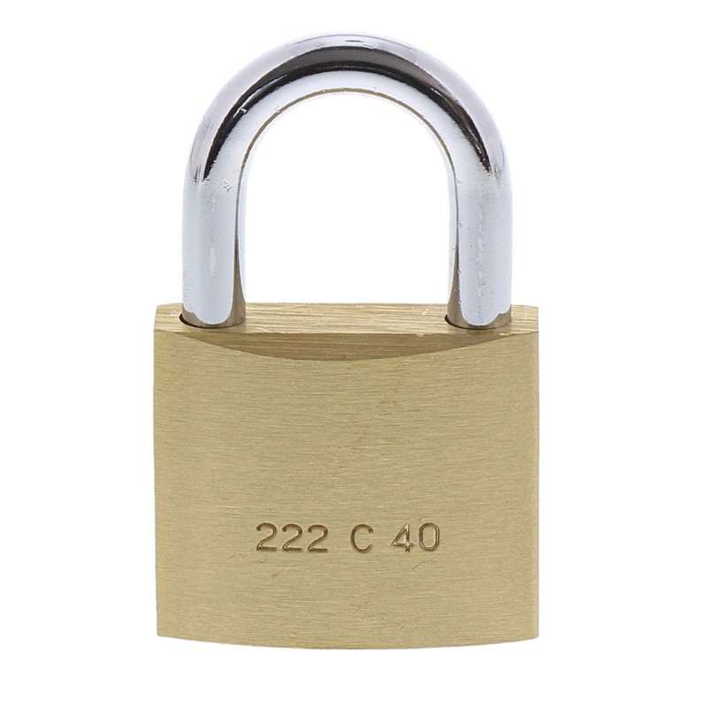 Burg-Wachter Burg-Wächter Duo 222 40 SB Padlock Set, Brass, Bügelstärke: