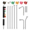 SEPLY 9 Pack Pressure Washer Extension Wand, Stainless Steel Power