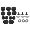 21PCS Drum Set Cymbal Anti-Skid Felt Pad Sleeve Disc Nut