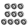 10PCS 608RS Ball Bearings Skateboard Roller Scooters Sealed Ball Longboard