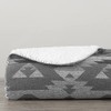 HiEnd Accents Shearling Southwest (Gris frío) Manta Azteca Suave, 127