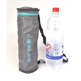 BETTER WITH FRIENDS Grey 3L Total Hydalgo 1.5L Bottle Cooler Flexible Portable Beach Camping Cooler Military Camouflage Grey Bag, gray, Bag