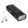 Flat Flashlights 10000LM USB Rechargeable IPX4 Protection 4200mAh with Pocket
