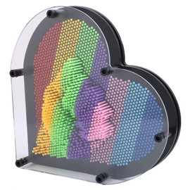 PLLO 3D Pin Art Toy, Classic 3D Pin Art Board Toy Sculpture, Plastic Needles, Hand Printed Clone Ornament for Children, Inspire Imagination and Challenge the Sense