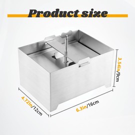 Tofu Press Stainless Steel with Tofu-Presser Towel and Drip Tray,DIY Tofu Maker Cheese Press for Homemade Tofu,Paneer,Cheese,Effortless Water Removal for Enhanced Texture & Flavor