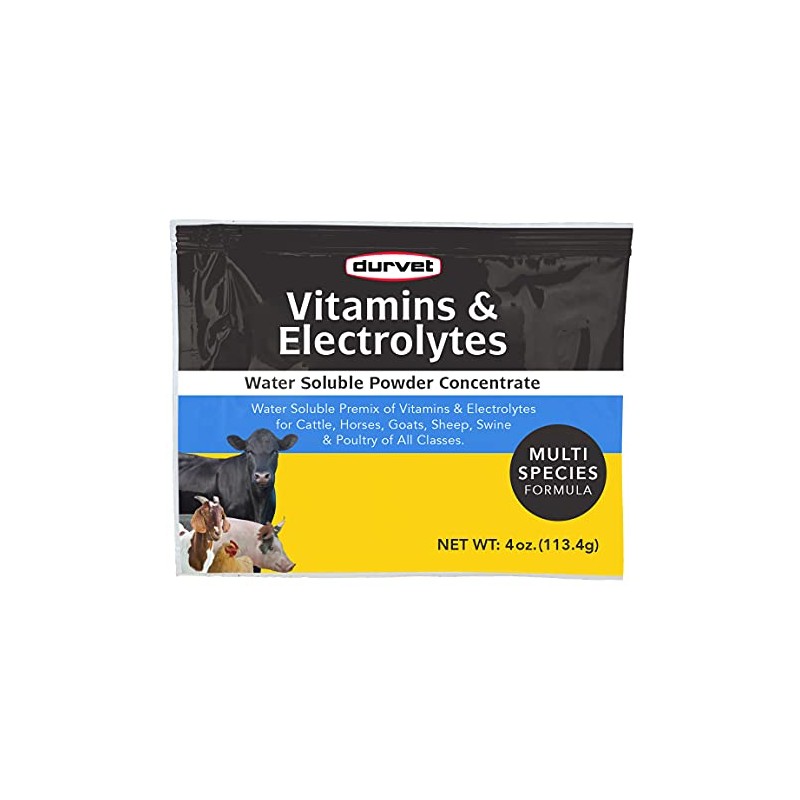 Durvet Vitamins & Electrolytes Conc, 4 oz (113.4g)