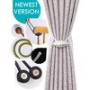 TECVINCI Magnetic Curtain Tiebacks with Upgrade, Larger Magnet, Pack of