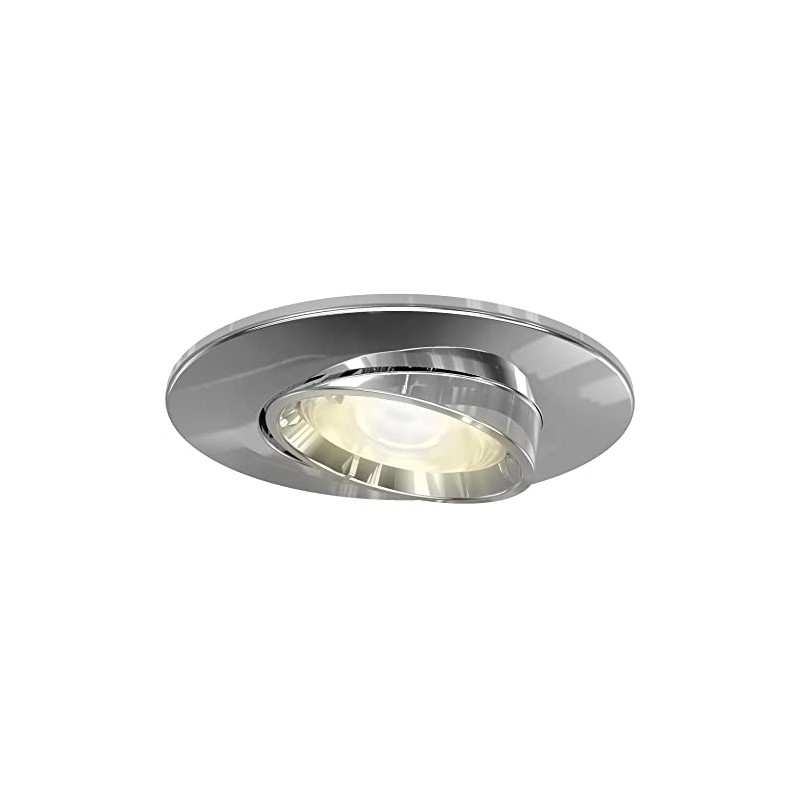4lite Fire-Rated Indoor Downlight (Chrome) Adjustable GU10 LED Spotlight IP20