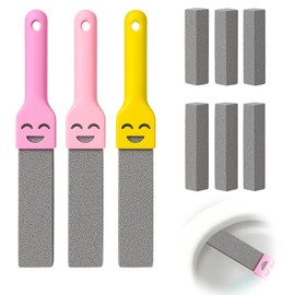 DmDoyy Bimsstein Toilettenreiniger, Bimsstein Toilette, Cleaning Block Wc Mit Griff, Hartnäckiger Kalk Im WC Entfernen Und Urinstein, Für Die Reinigung Von Badezimmer, Küche Spüle(Grau)