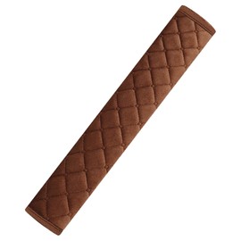 HighnessHwoo Extra Long Seatbelt Covers for Adults Kids Women & Men, Soft Car Seat Belt Strap Cushion for Sedan, SUV, Trucks, Shoulder Neck Chest Protector Pads, Auto Accessories, 1pc, Brown, 39.5in
