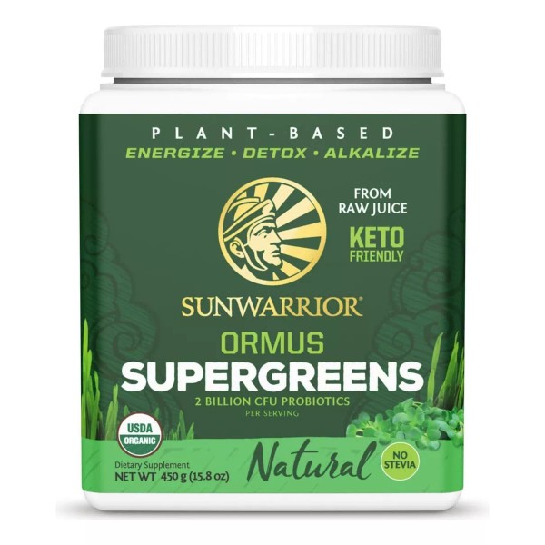 Sunwarrior Ormus Supergreens Natural 450 Gramos