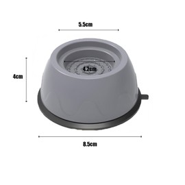 JXPXJMY Pack of 4 Universal Washing Machines, Anti-Vibration Feet, Robust and Durable Washing Machines, Anti Hub Feet for Tables, Beds, Washing Machines, Sofas and Refrigerators