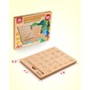 Coogam Wooden Letters Practicing Board, Double-Sided Alphabet Tracing Tool Learning