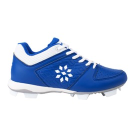 RIP-IT Girls Diamond Softball Cleats | Youth Softball Shoes for Girls | Royal | Size 2