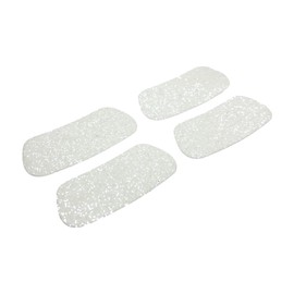 EyeBlack Under Eye Colorful Glitter Strips | Football, Baseball, Softball, Soccer | Great for Adults and Kids | Tailgating Fans, Sporting Events, Cheering Fans - 2 Pairs / 4 Strips - White