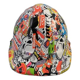 Texas America Safety Company Sticker Bomb Cap Style Hydro Dipped Hard Hat