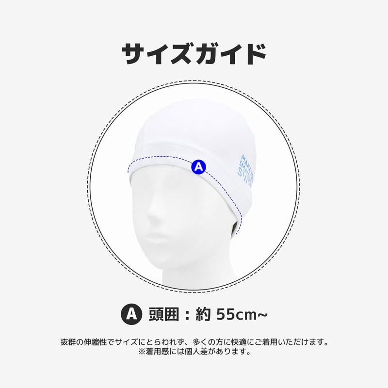 SWAVE Swim Cap Spun Cap Tricot Swim Cap Unisex Relaxed