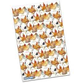Emma Ball Tea Towel - Chickens