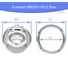 Electric Stove Chrome Drip Pans 1 Large 8'' WB32X10013 &