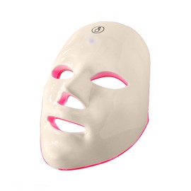 IOBTY Red Light Therapy Mask for Face, Blue Red LED Light Therapy Device Device at Home, Rechargeable Battery Powered (Maize Yellow)