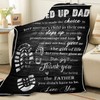 Yasrlvun Step Dad Gifts Step Dad Blanket 50"x60" for Bonus